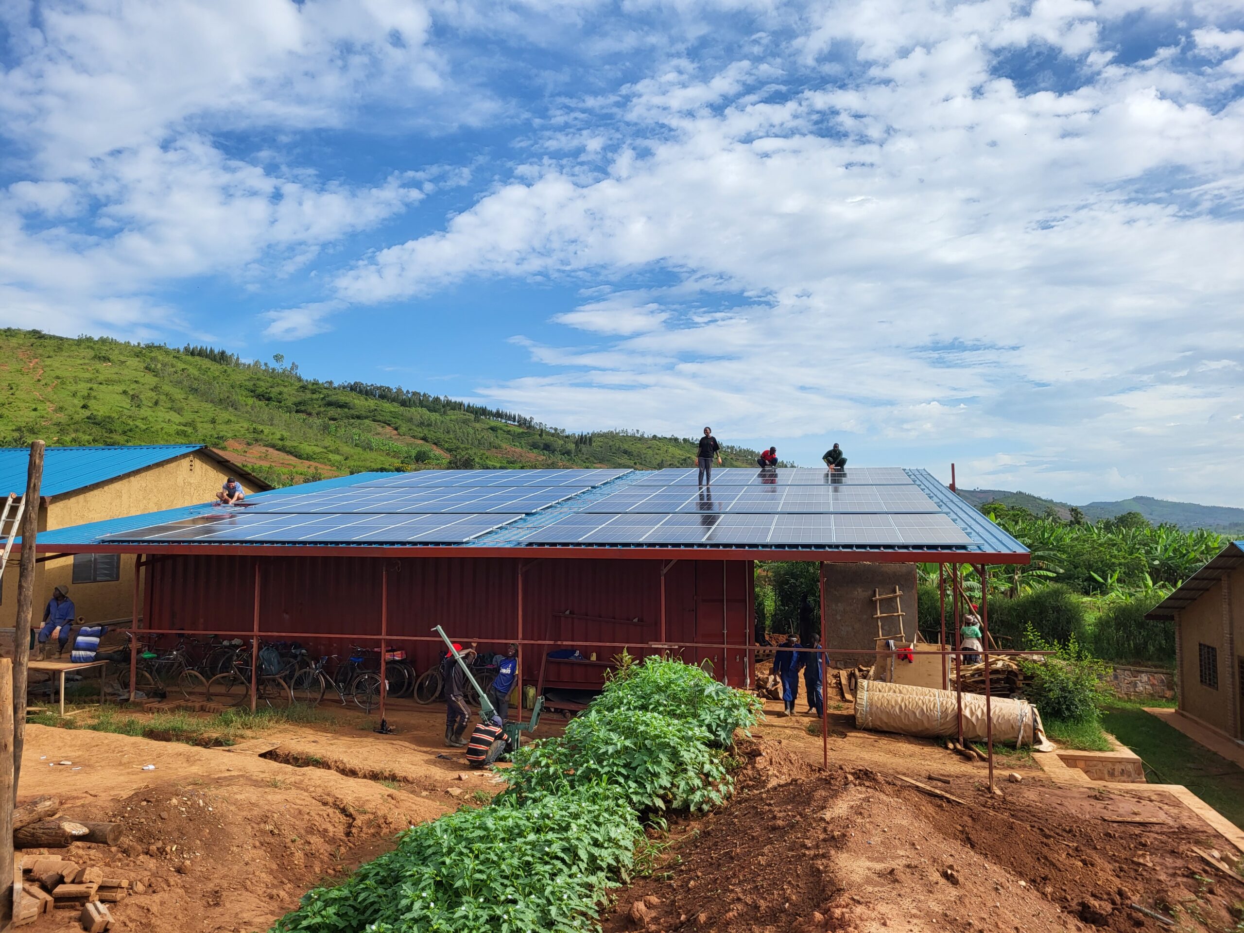 Solar roof Backup for Fishfarming in Rwanda