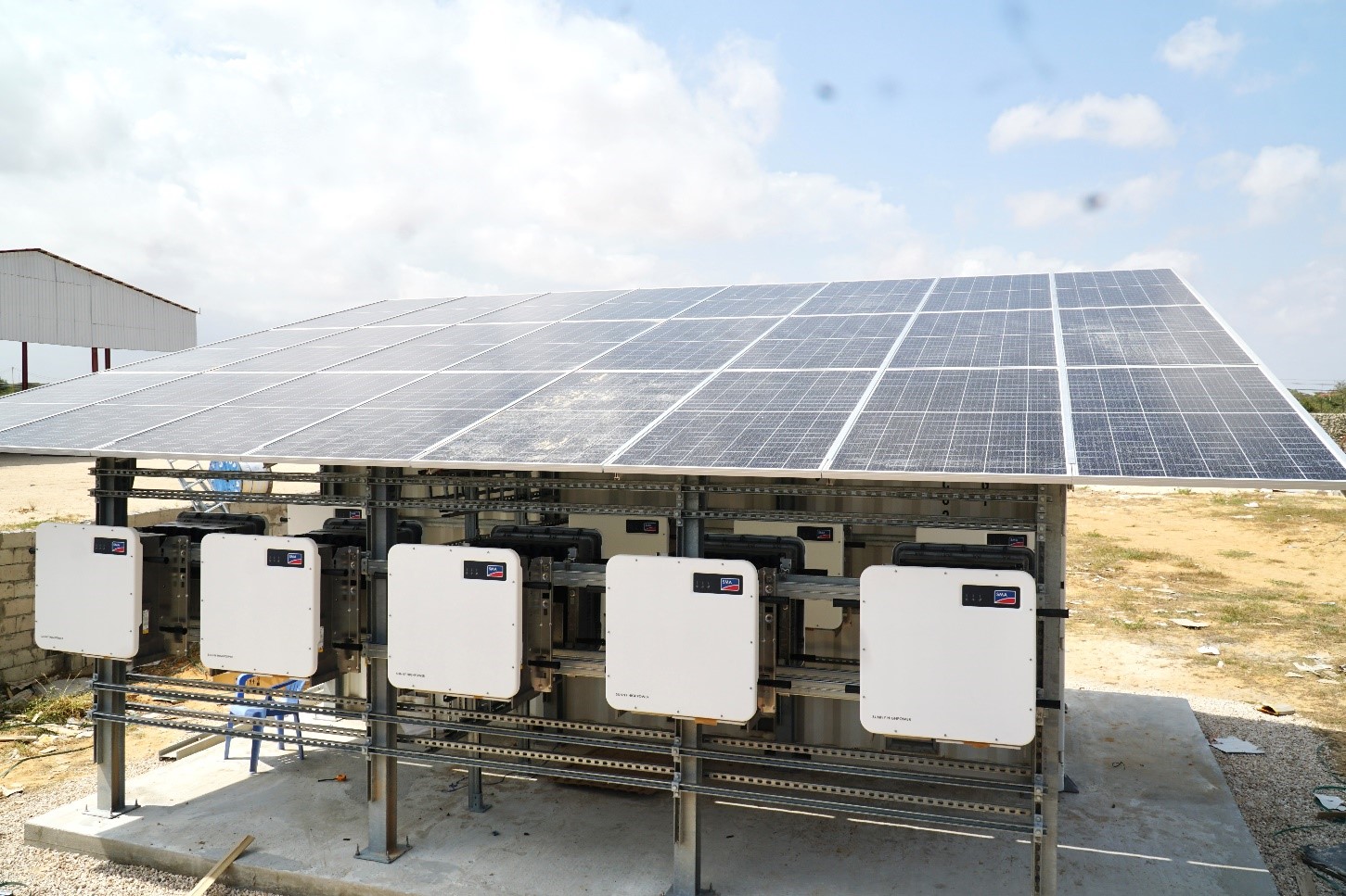 solar installation in Somalia