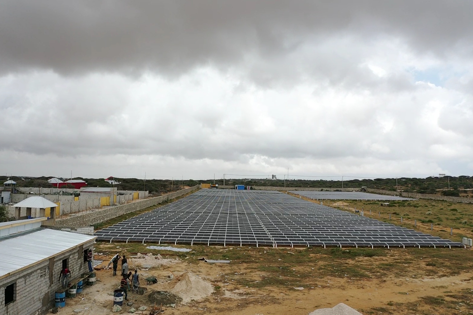 Large scale solar power plants